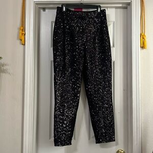 Vixen by Micheline Pitt sequin pants EUC size large